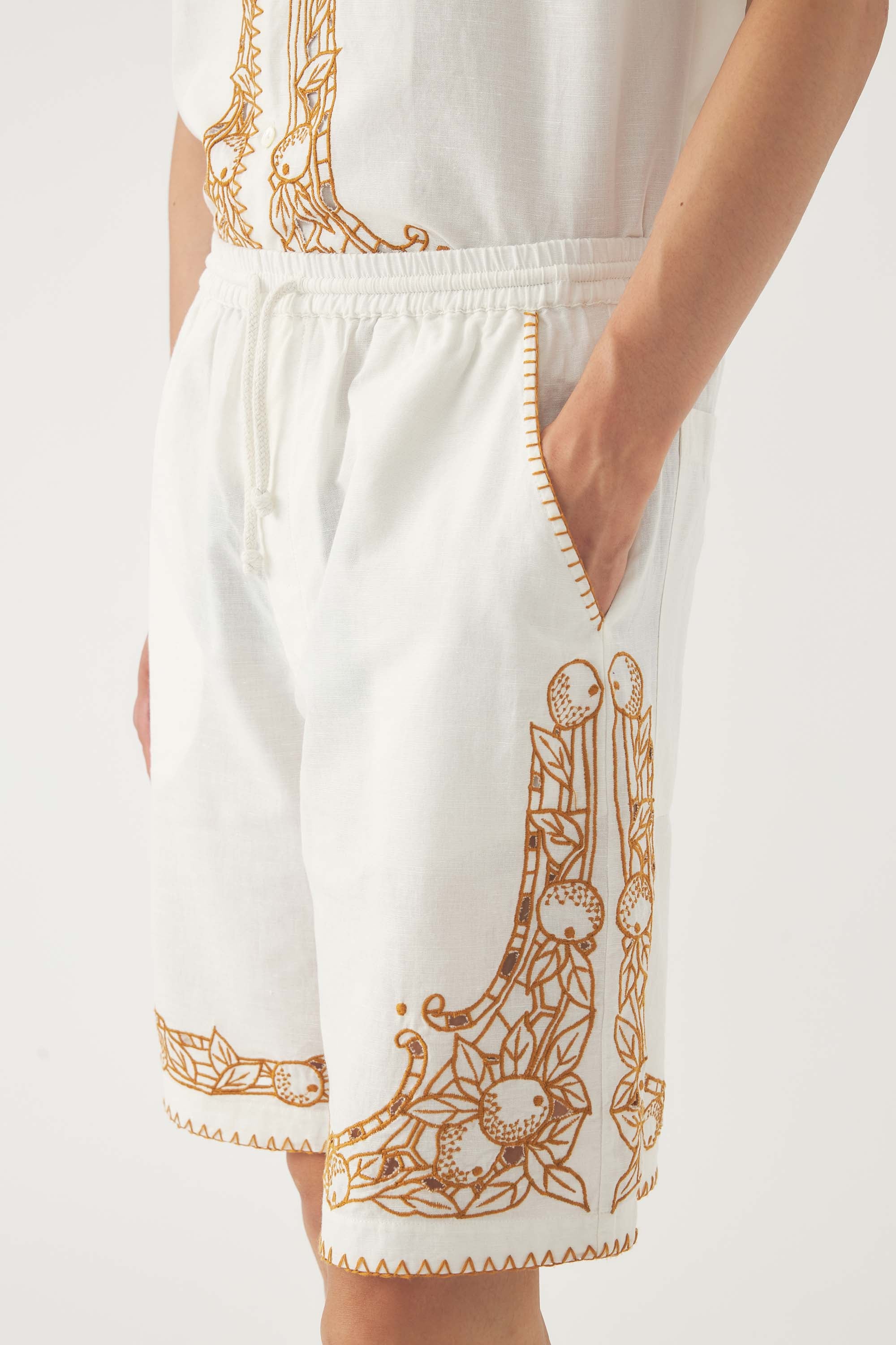 Embroidered Short Dylan