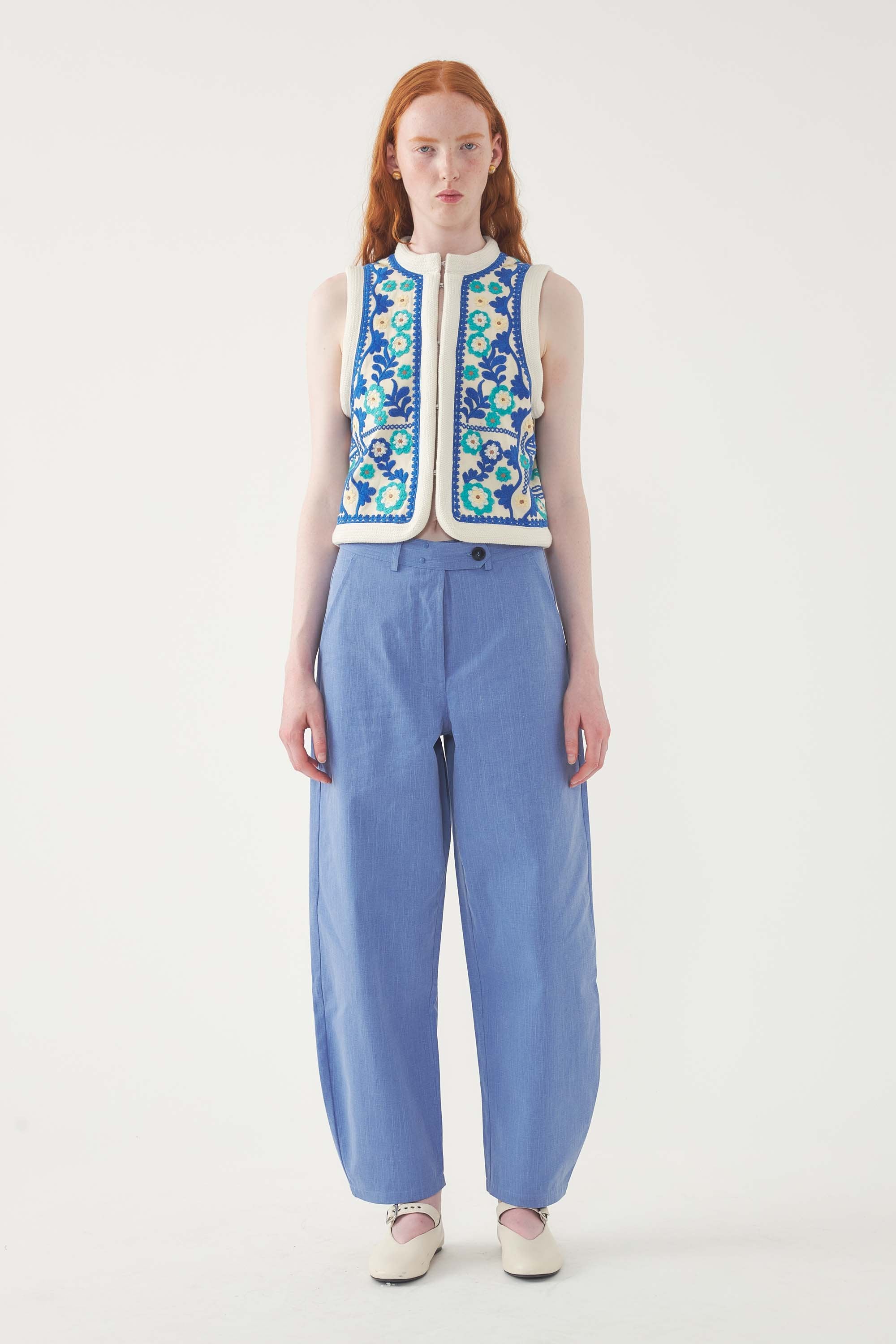 Pantalón bordado Berenice