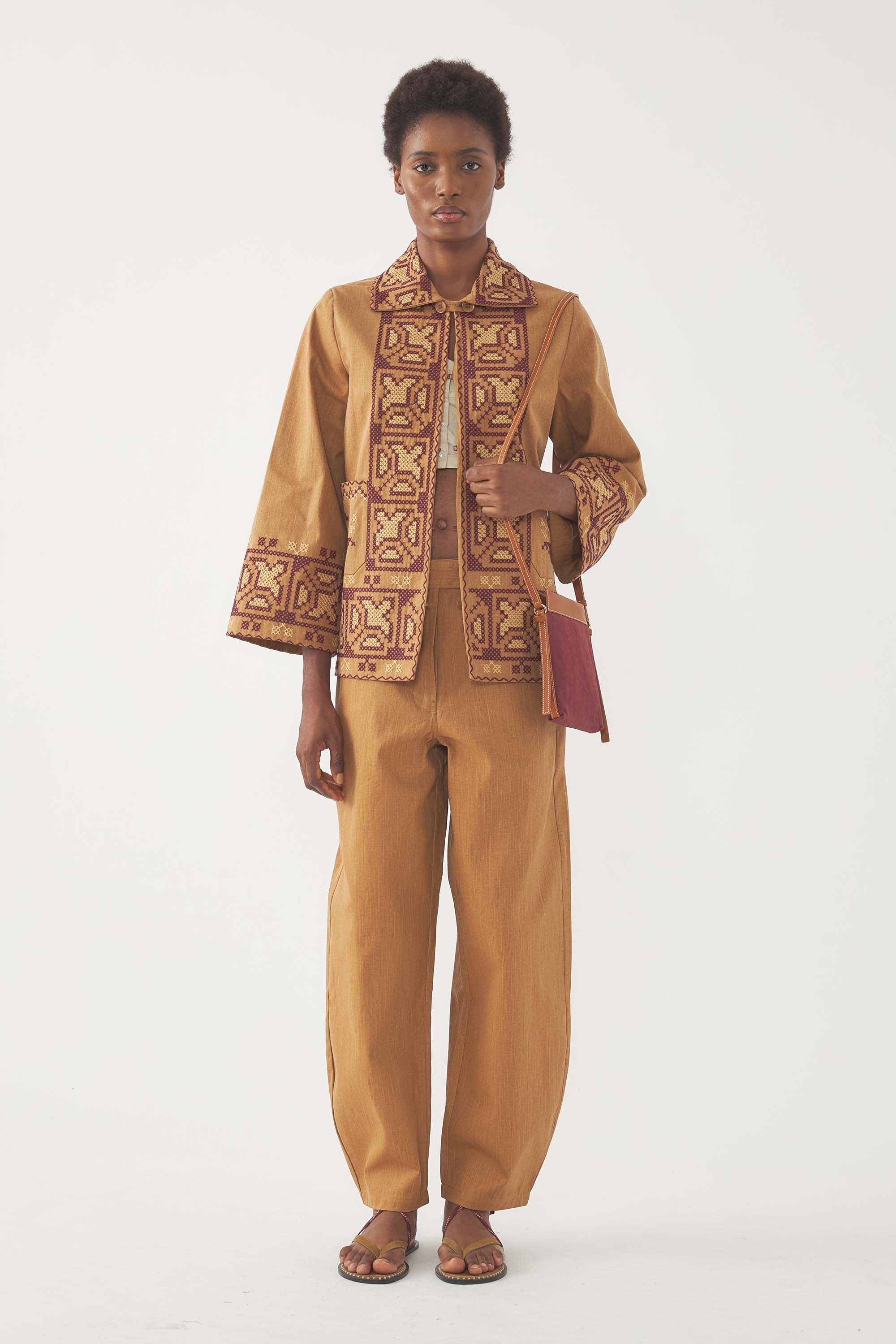 Embroidered Pants Berenice