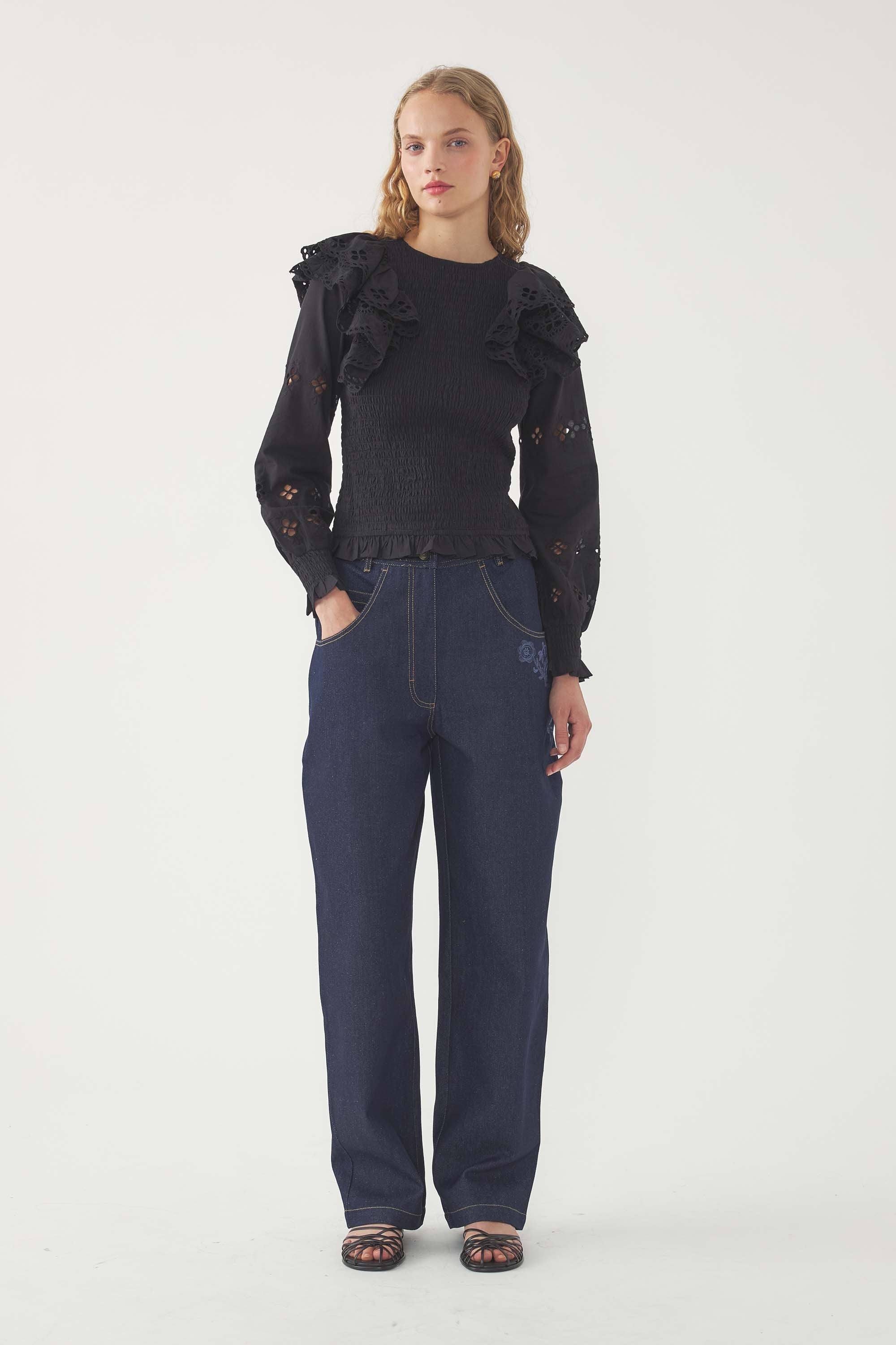 Embroidered Pants Randy