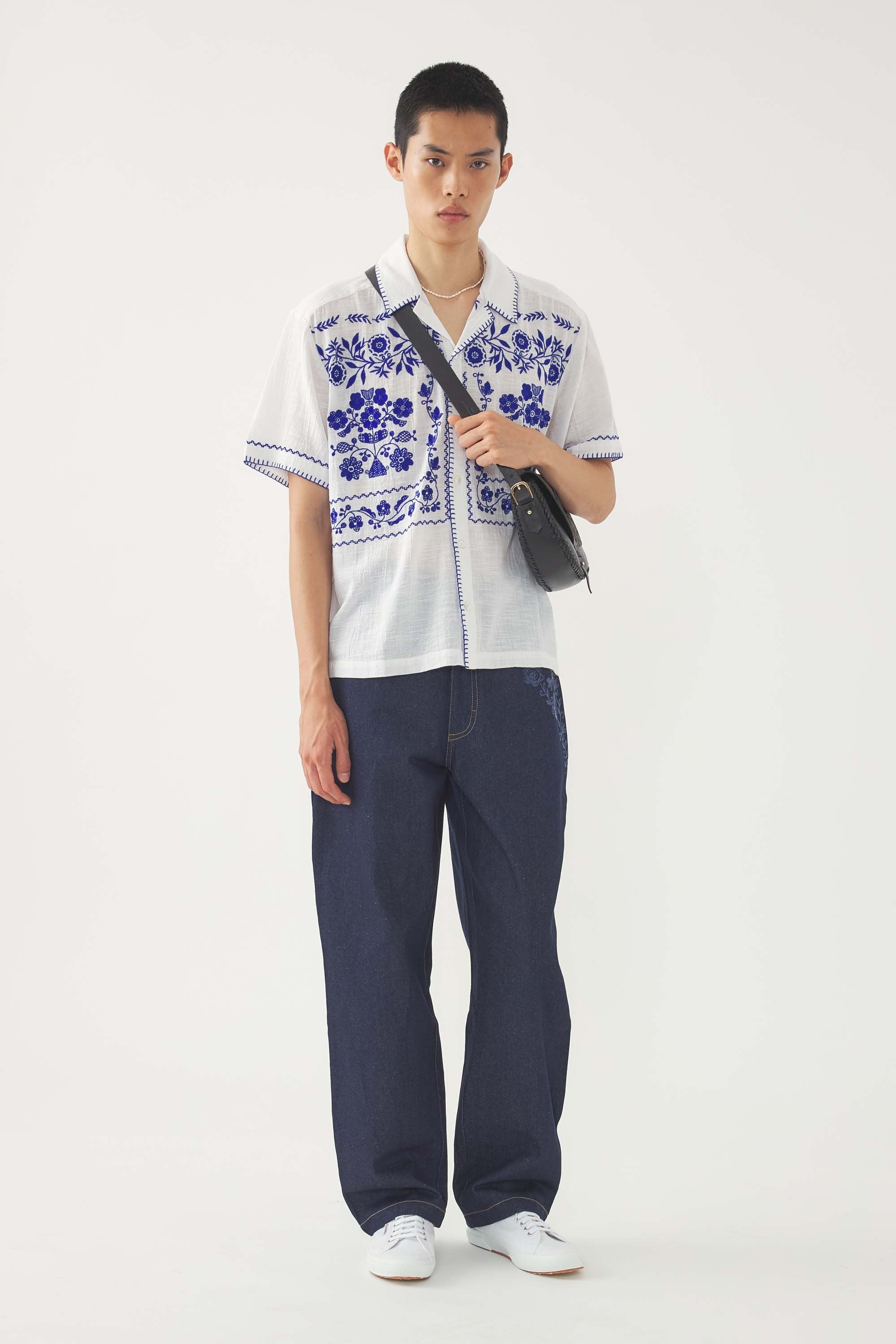 Pantalon brodé Randy