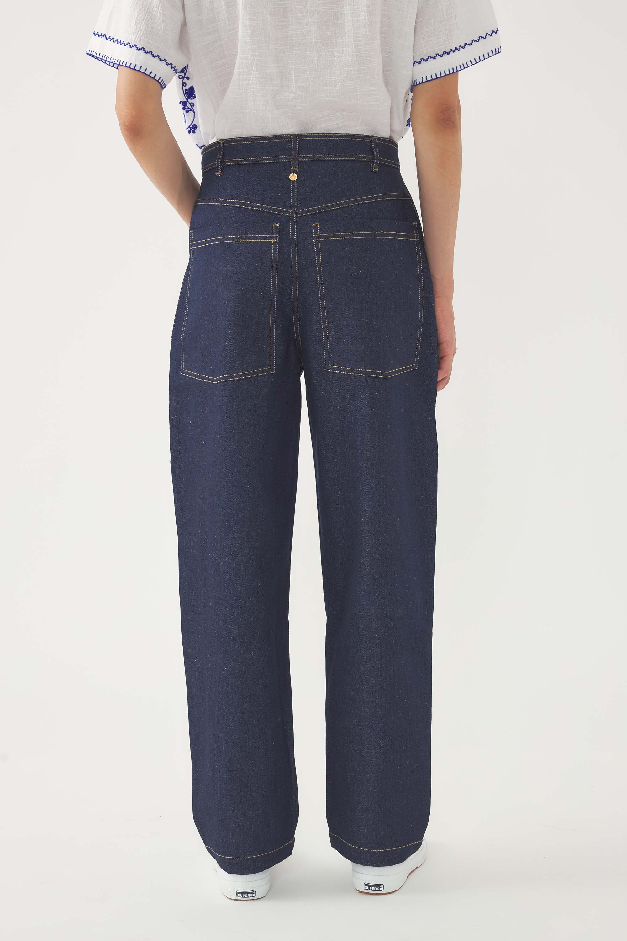 Pantalon brodé Randy