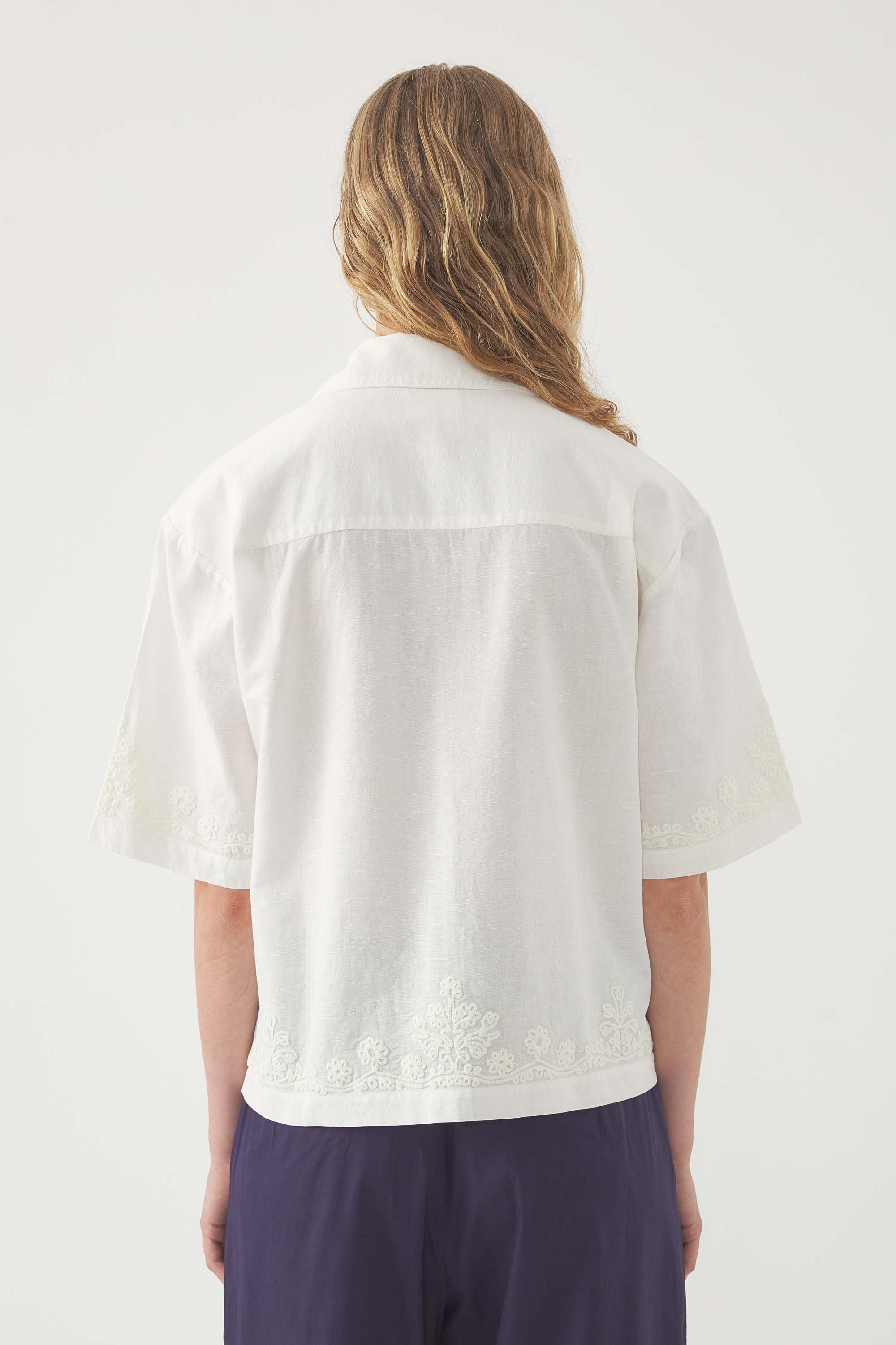 Chemise brodée Adonis