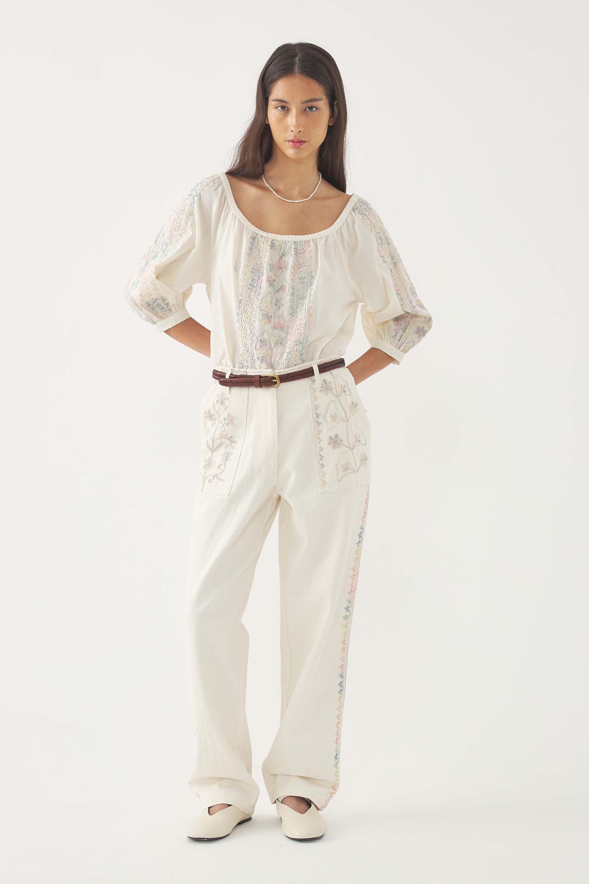 Blusa ricamata Alex
