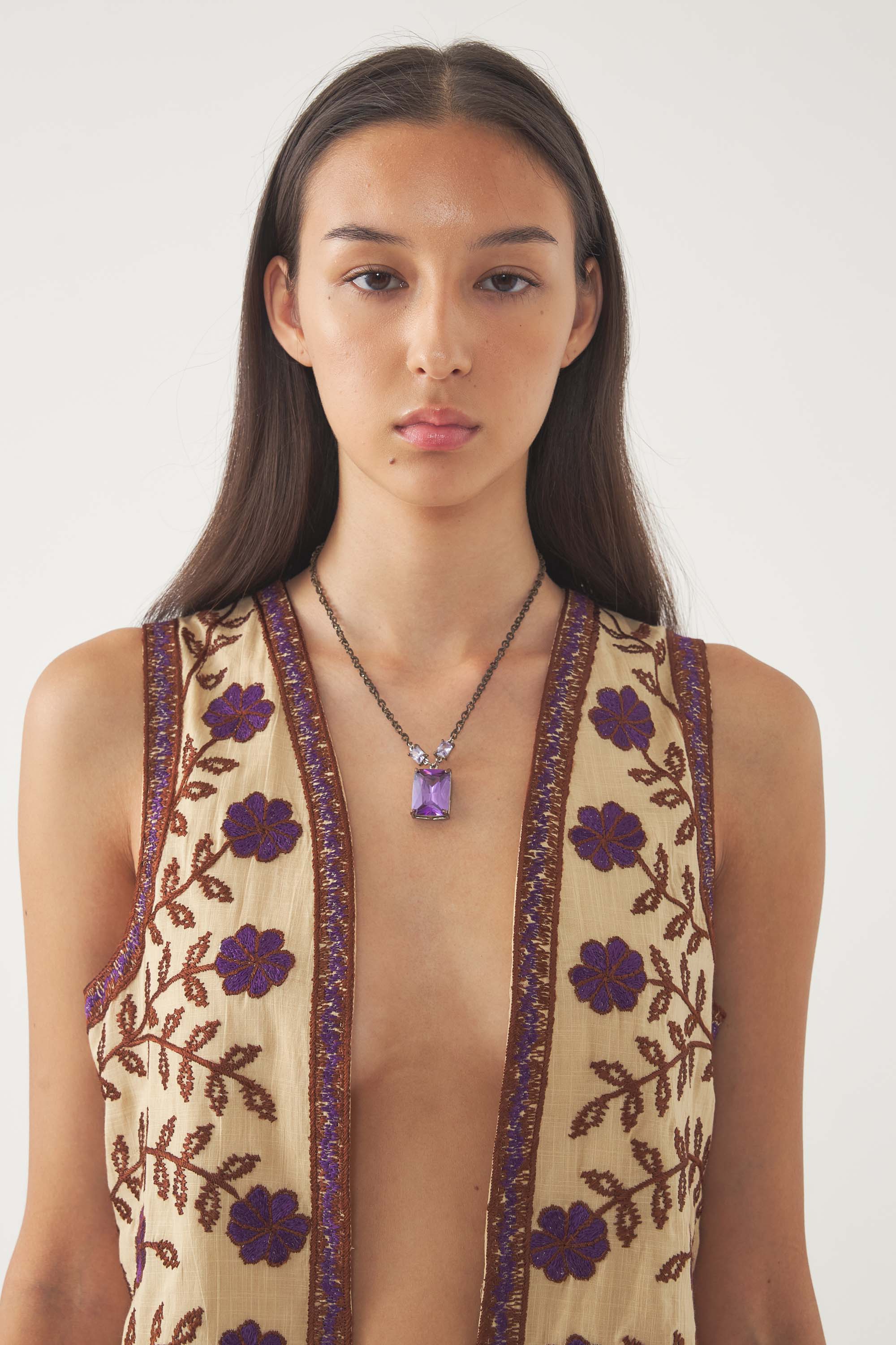 Embroidered Vest Ary