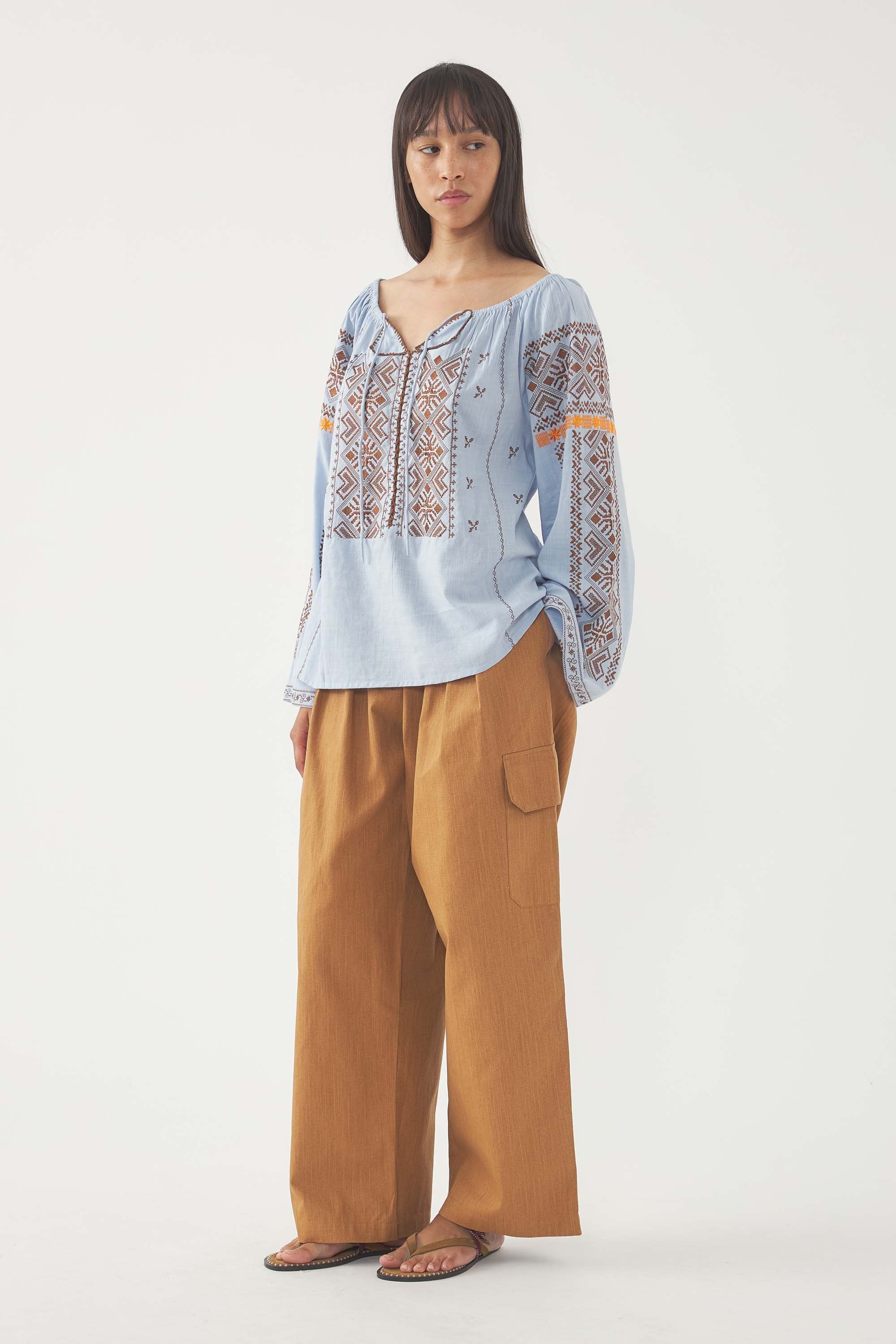 Blusa ricamata Edna