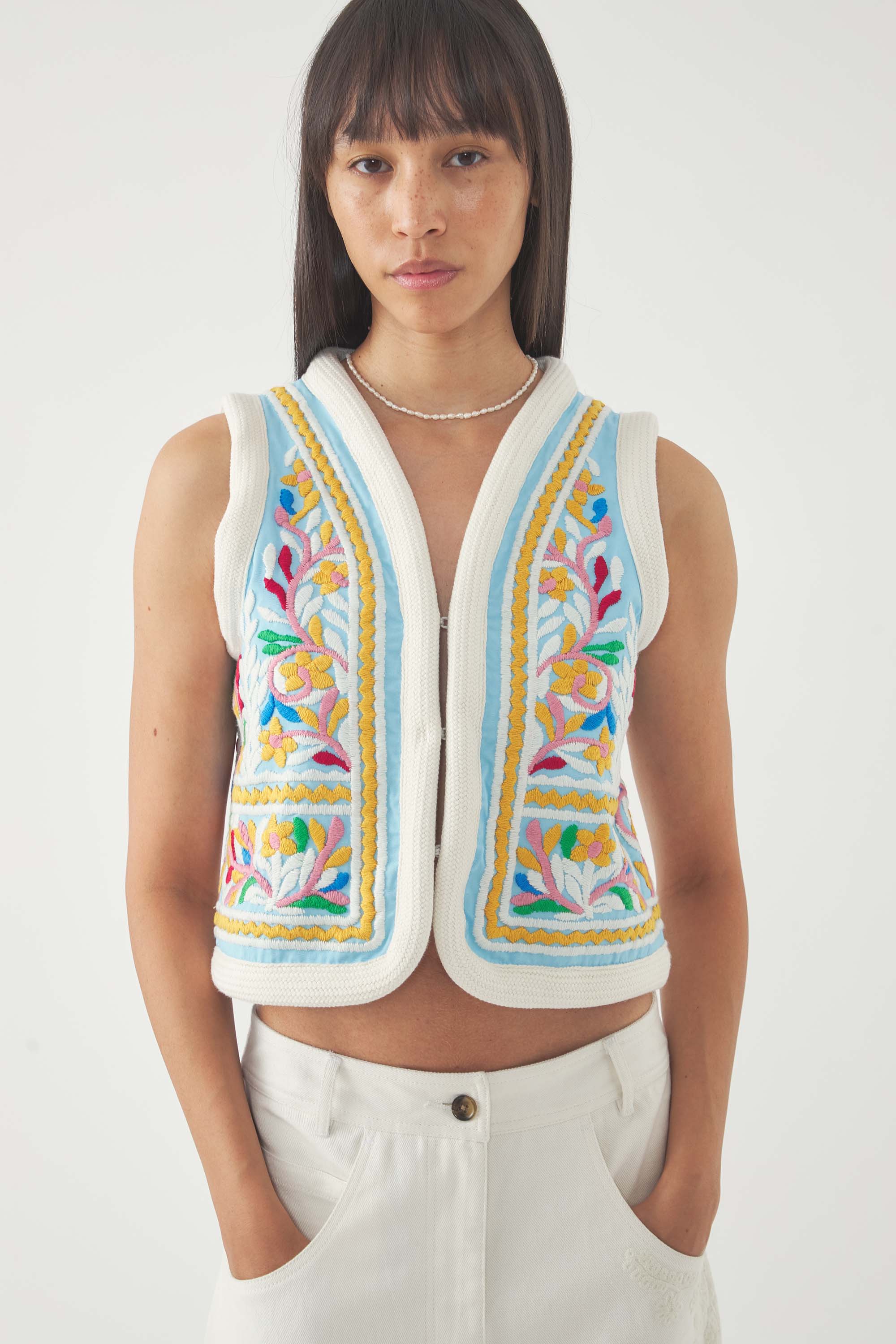 Gilet brodé Hendrix