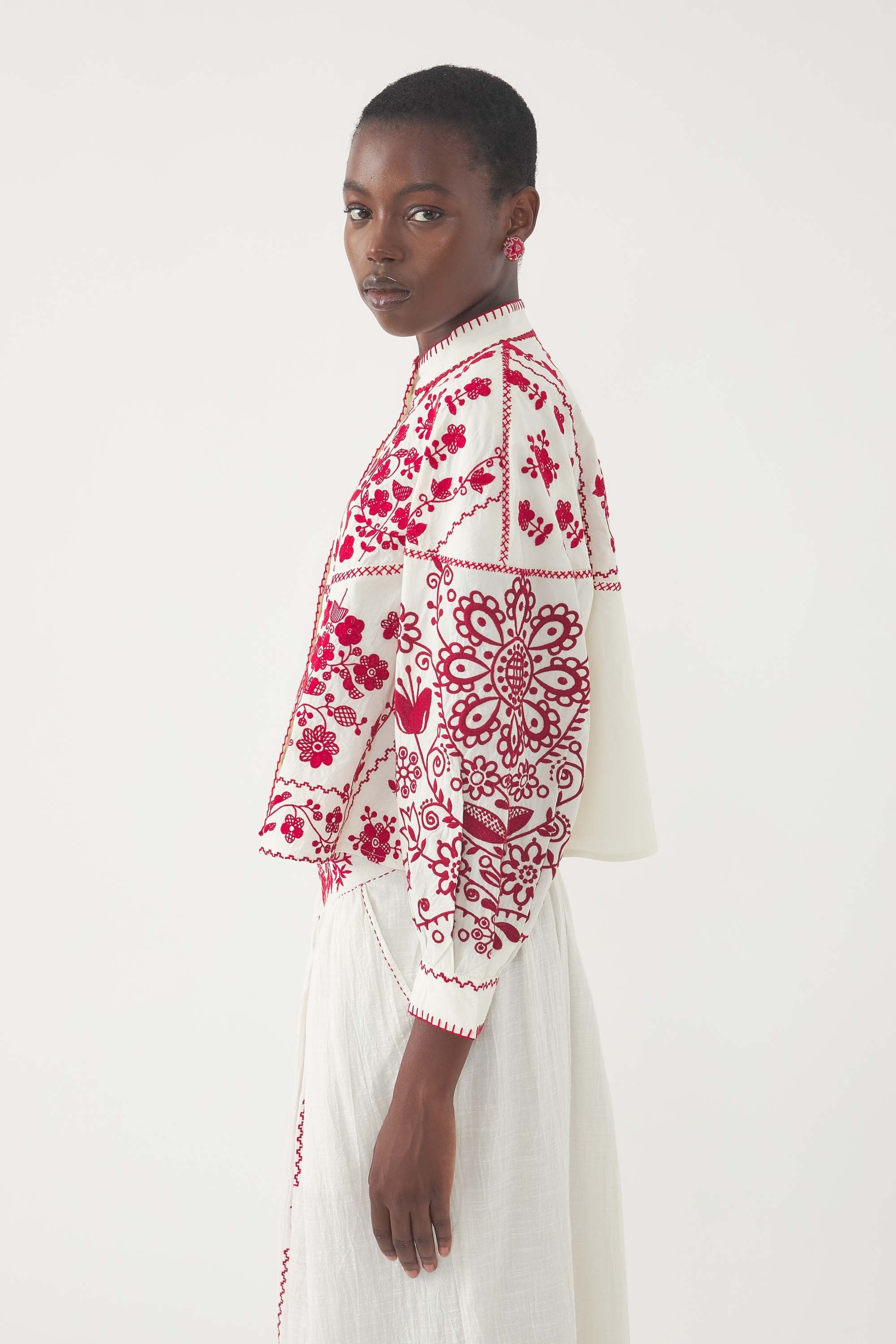 Bestickte Bluse Mamie