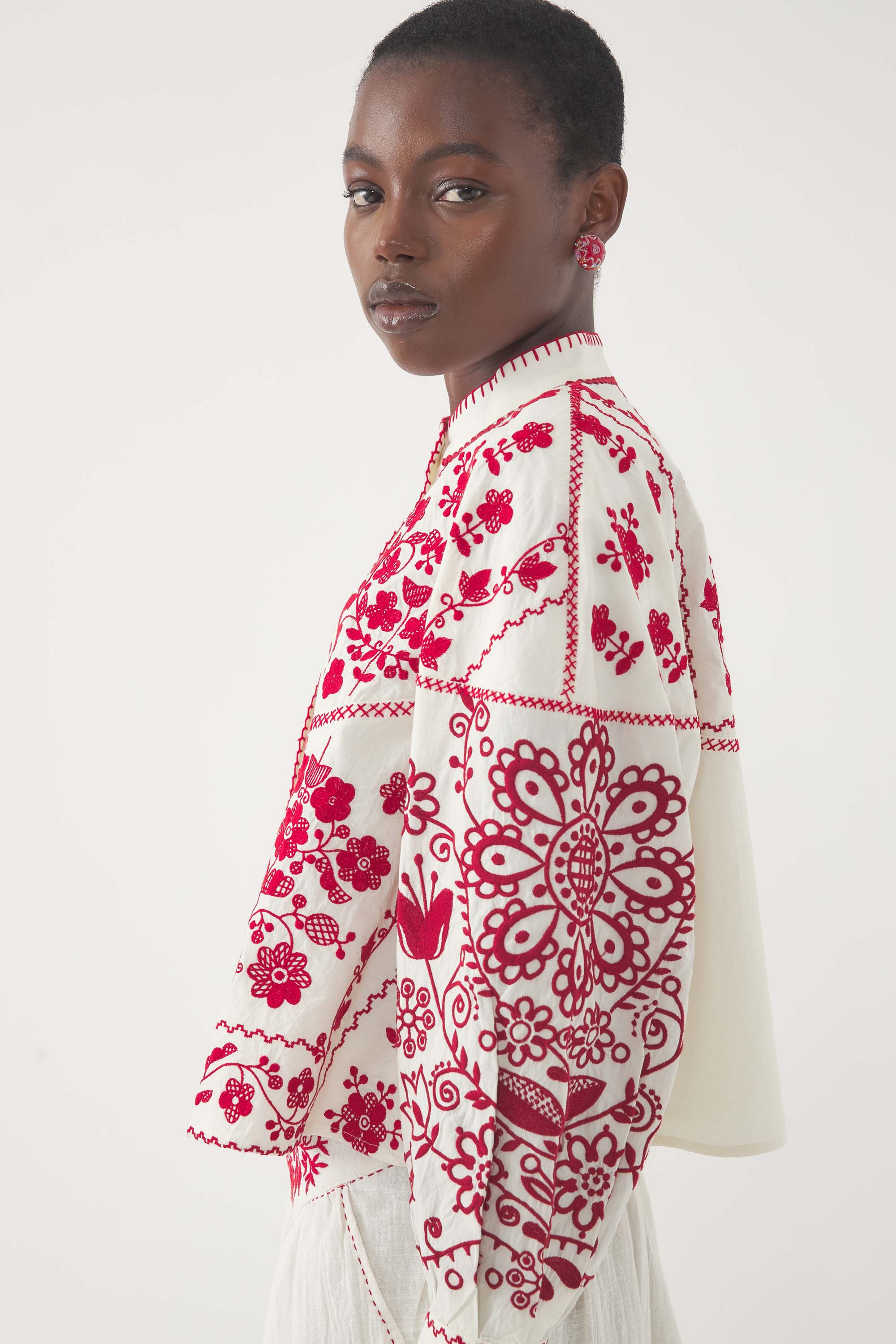 Bestickte Bluse Mamie