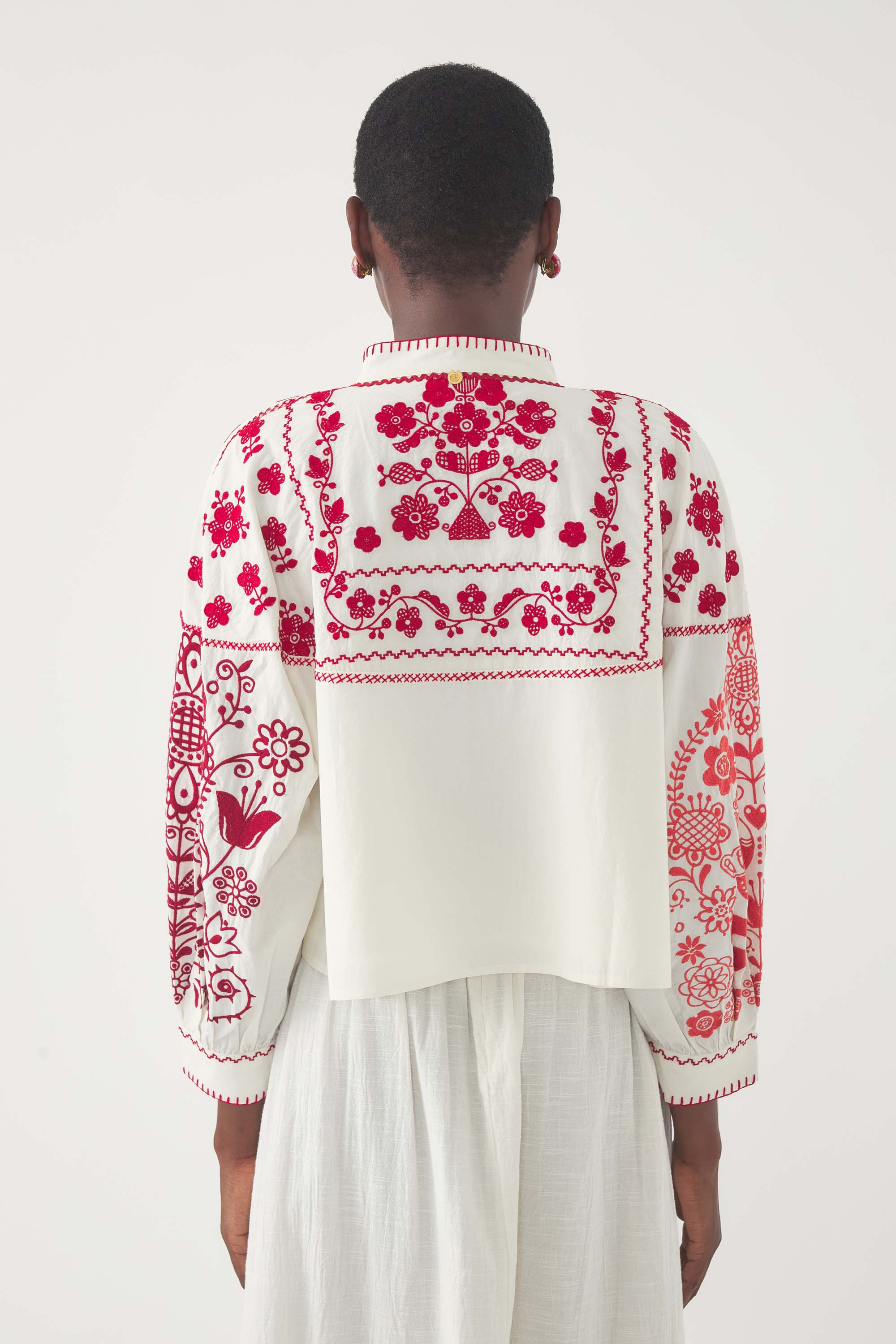 Bestickte Bluse Mamie