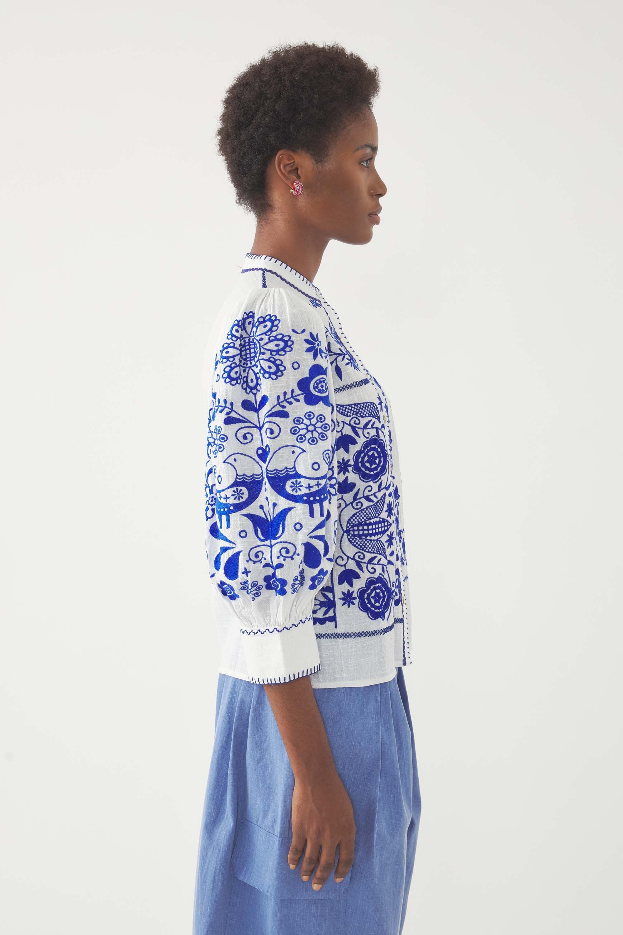Embroidered Blouse Mamie