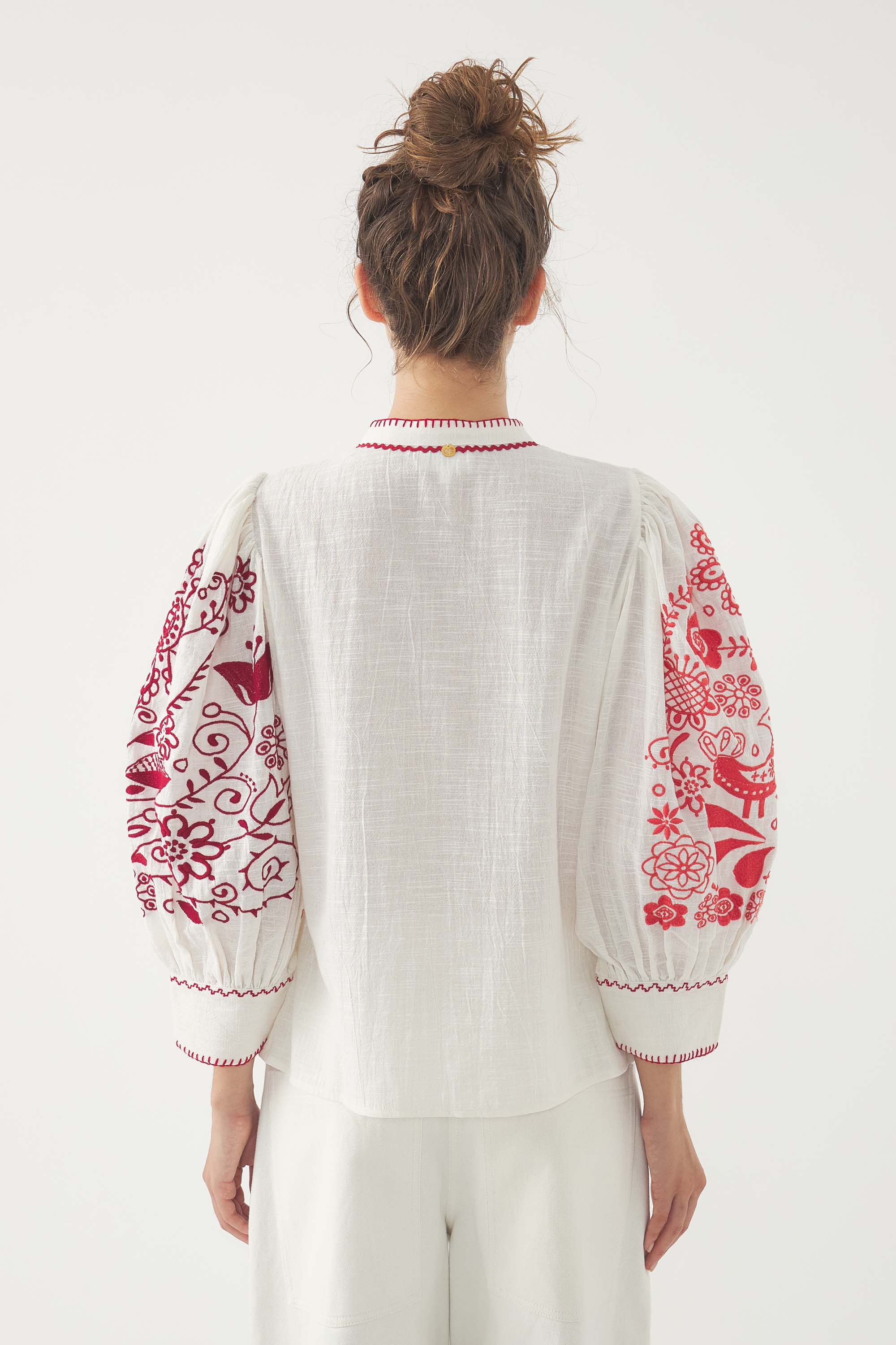 Bestickte Bluse Mamie
