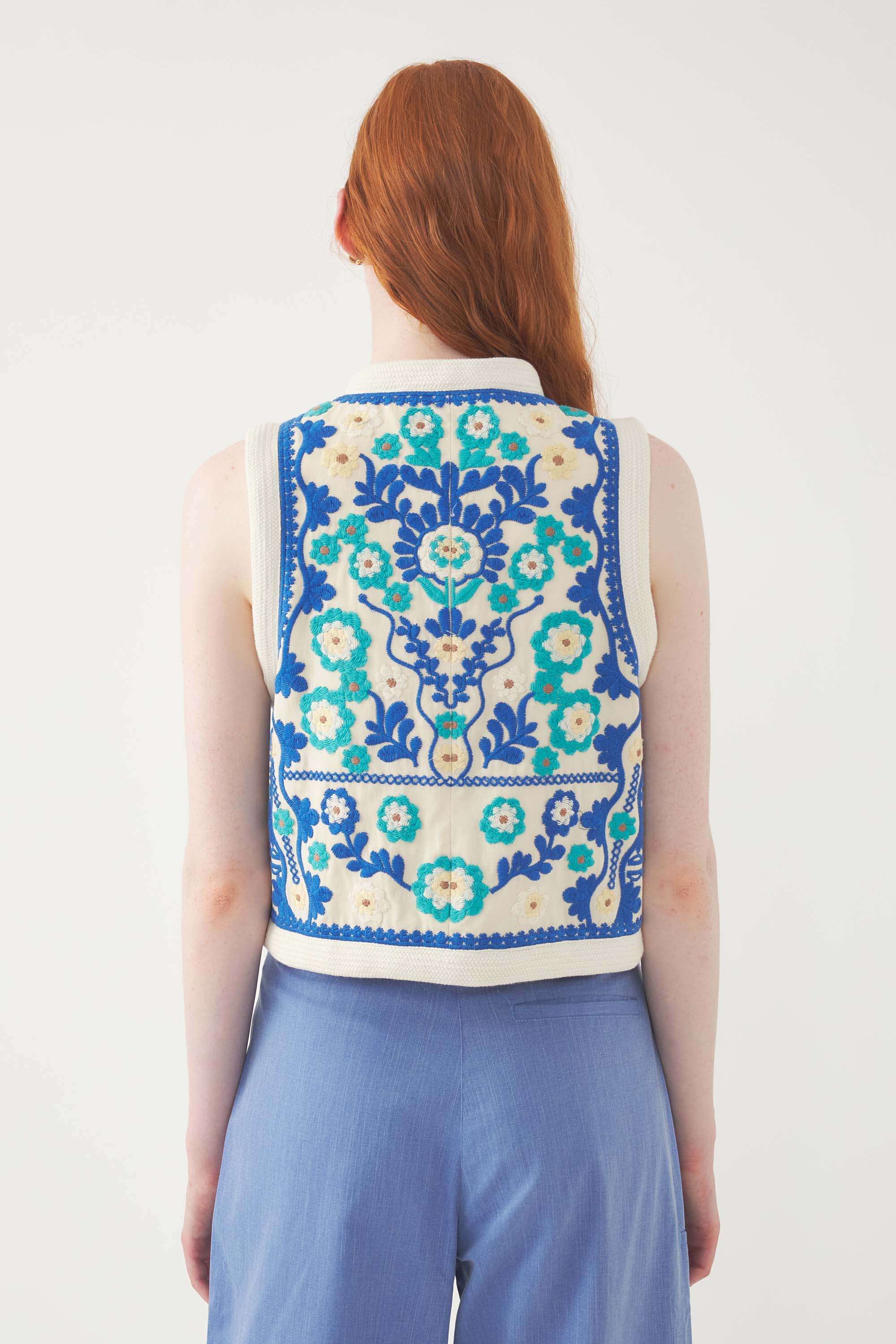 Embroidered Vest Ossie