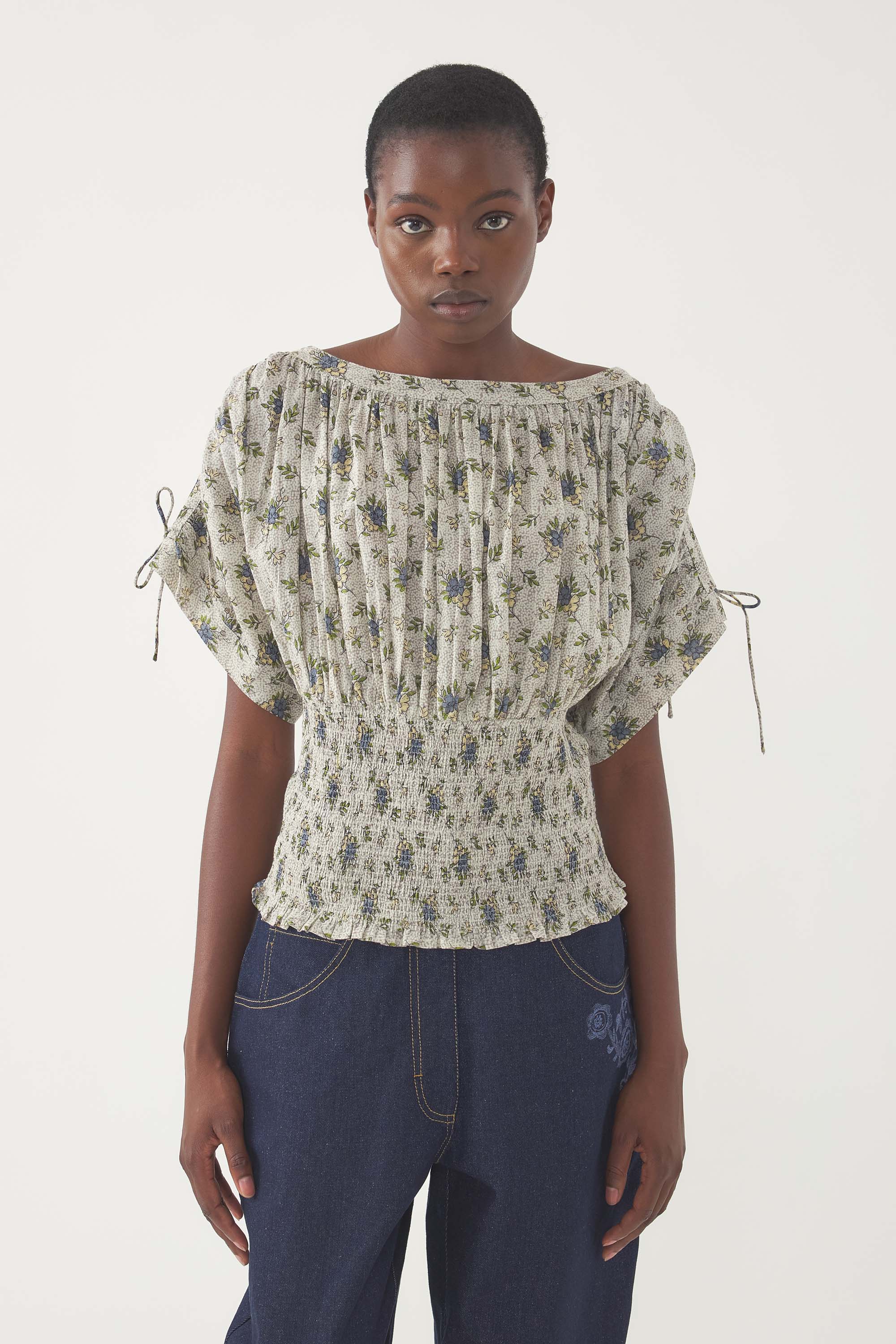 Smocked Top Pada