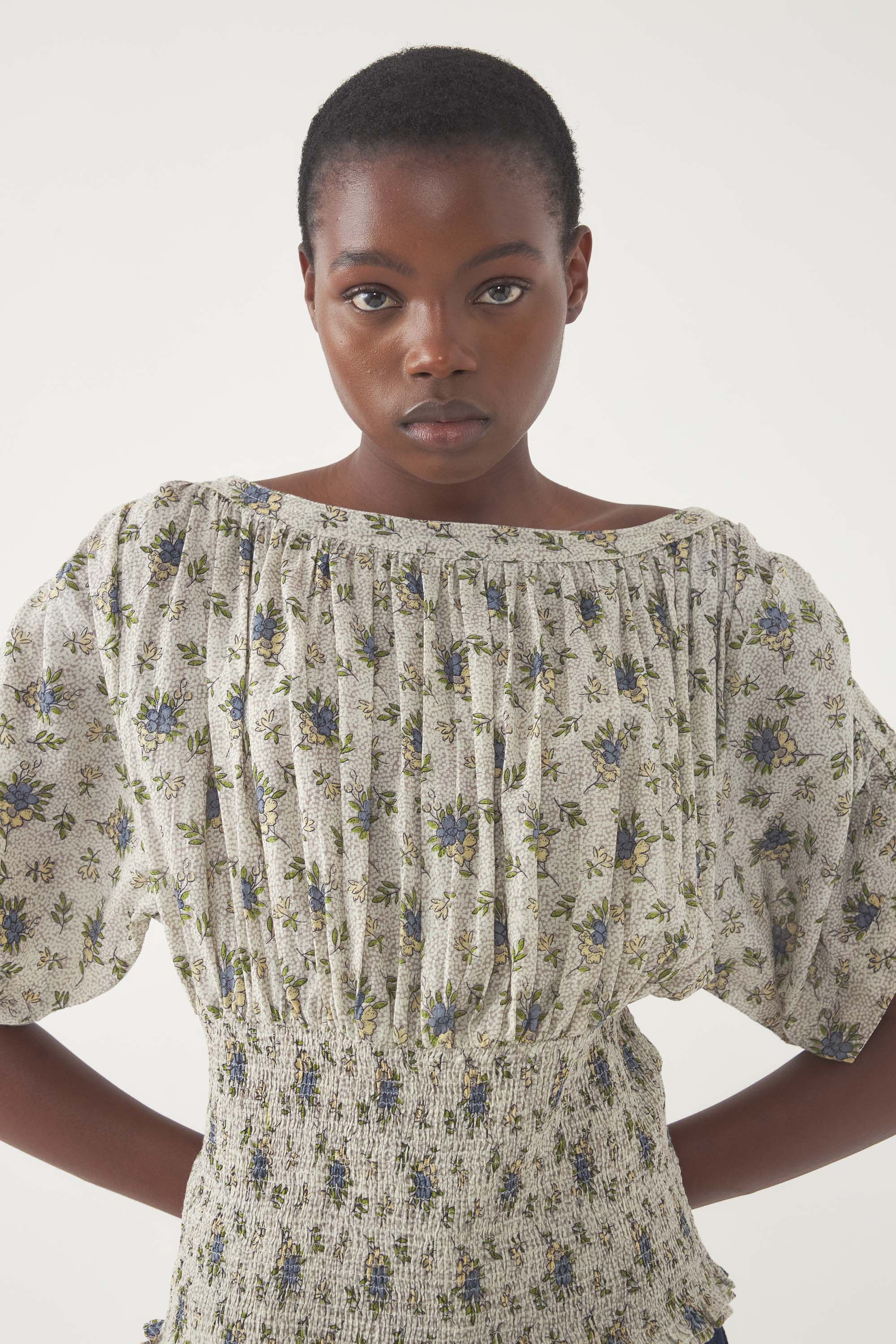Smocked Top Pada