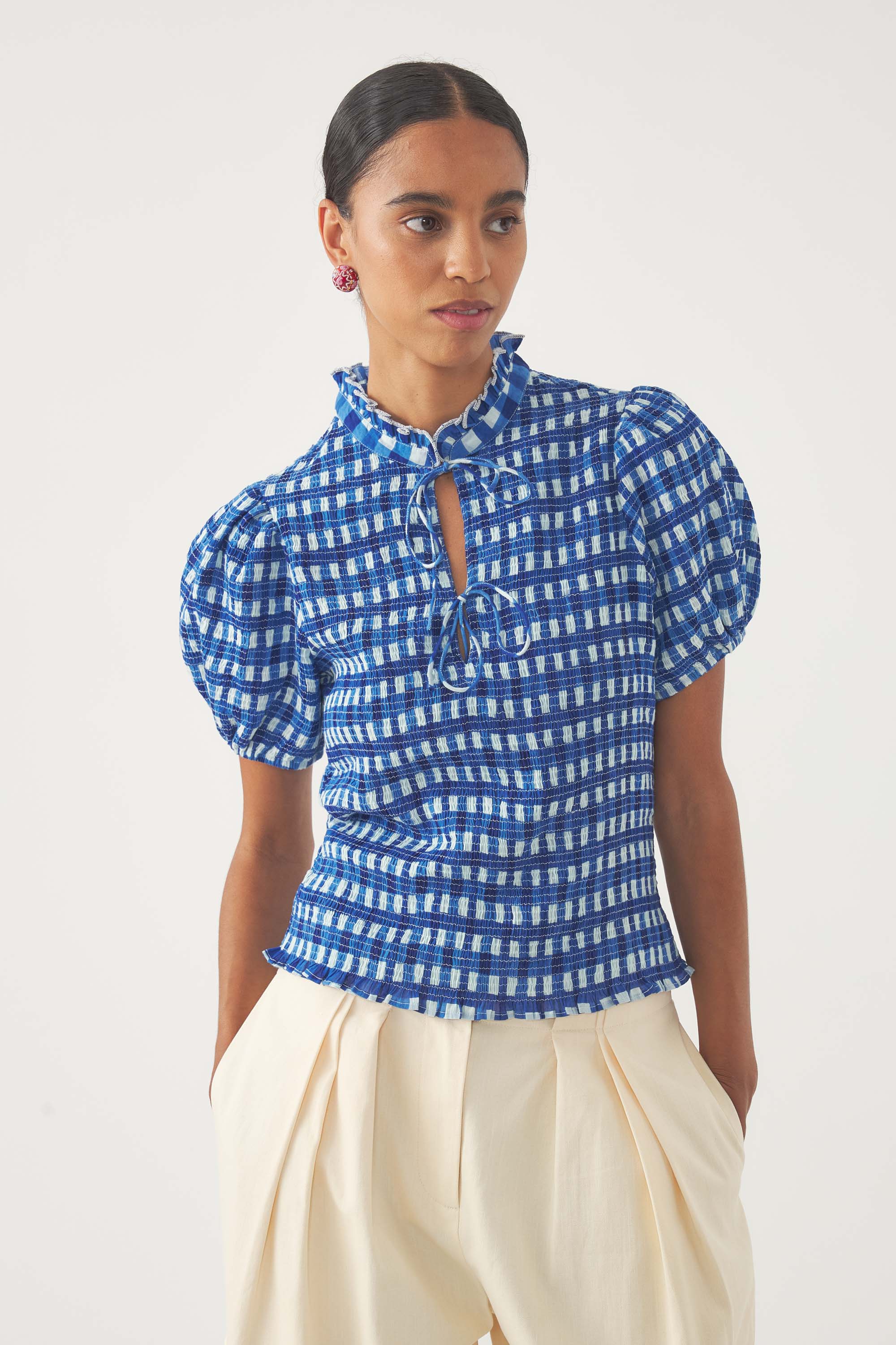 Geraffte Bluse Polly