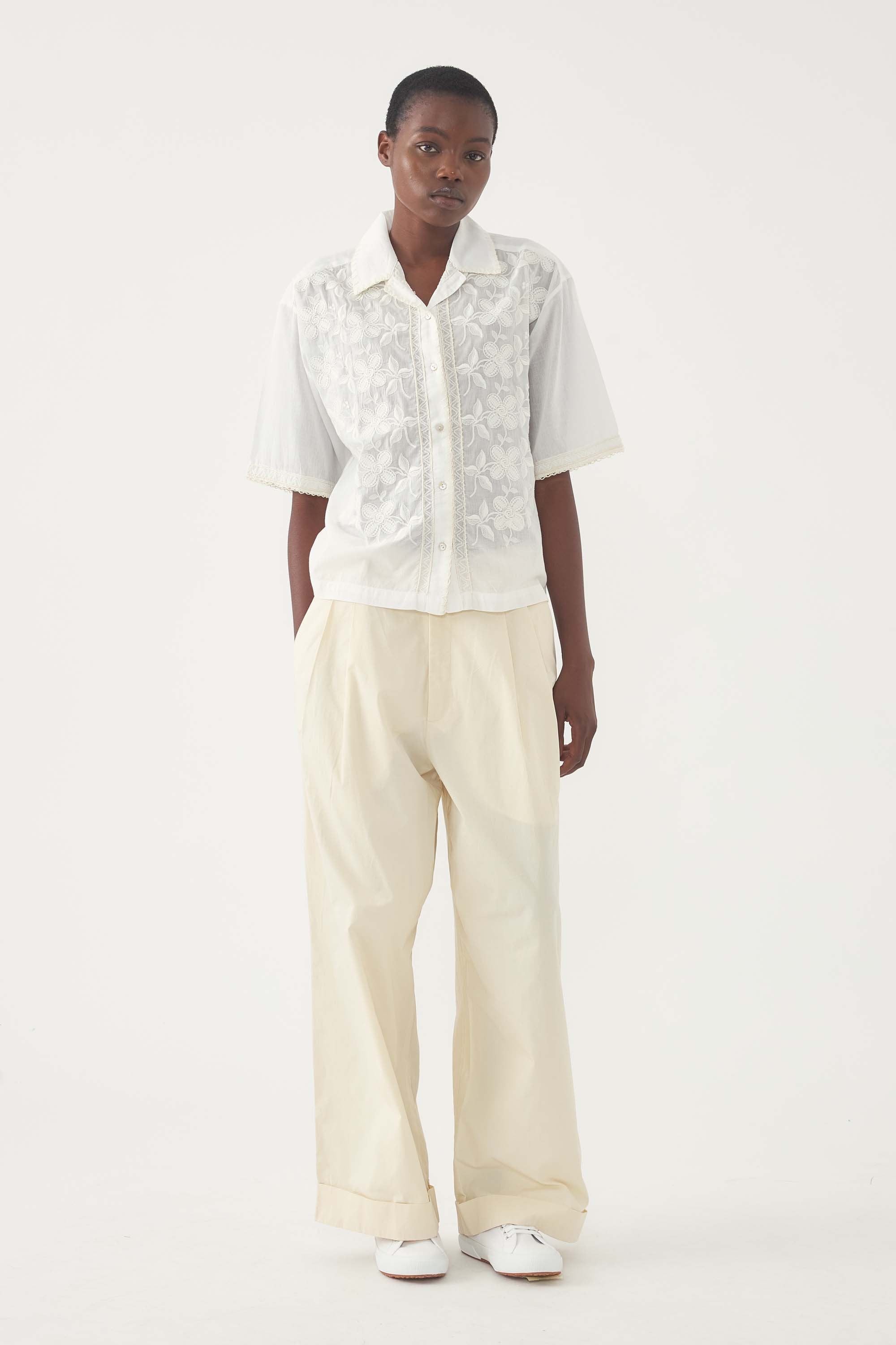 Blouse brodée Suzane