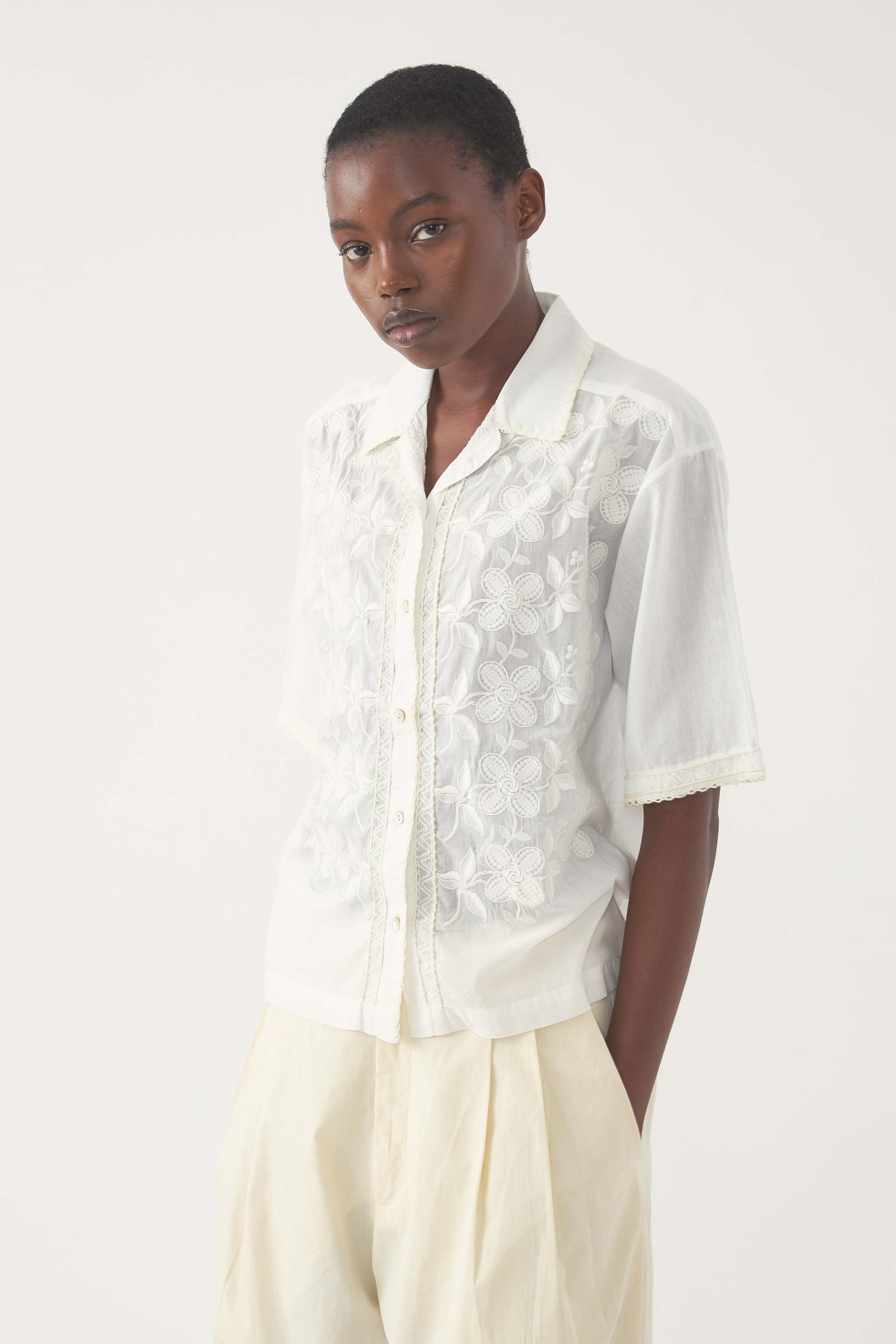 Bestickte Bluse Suzane
