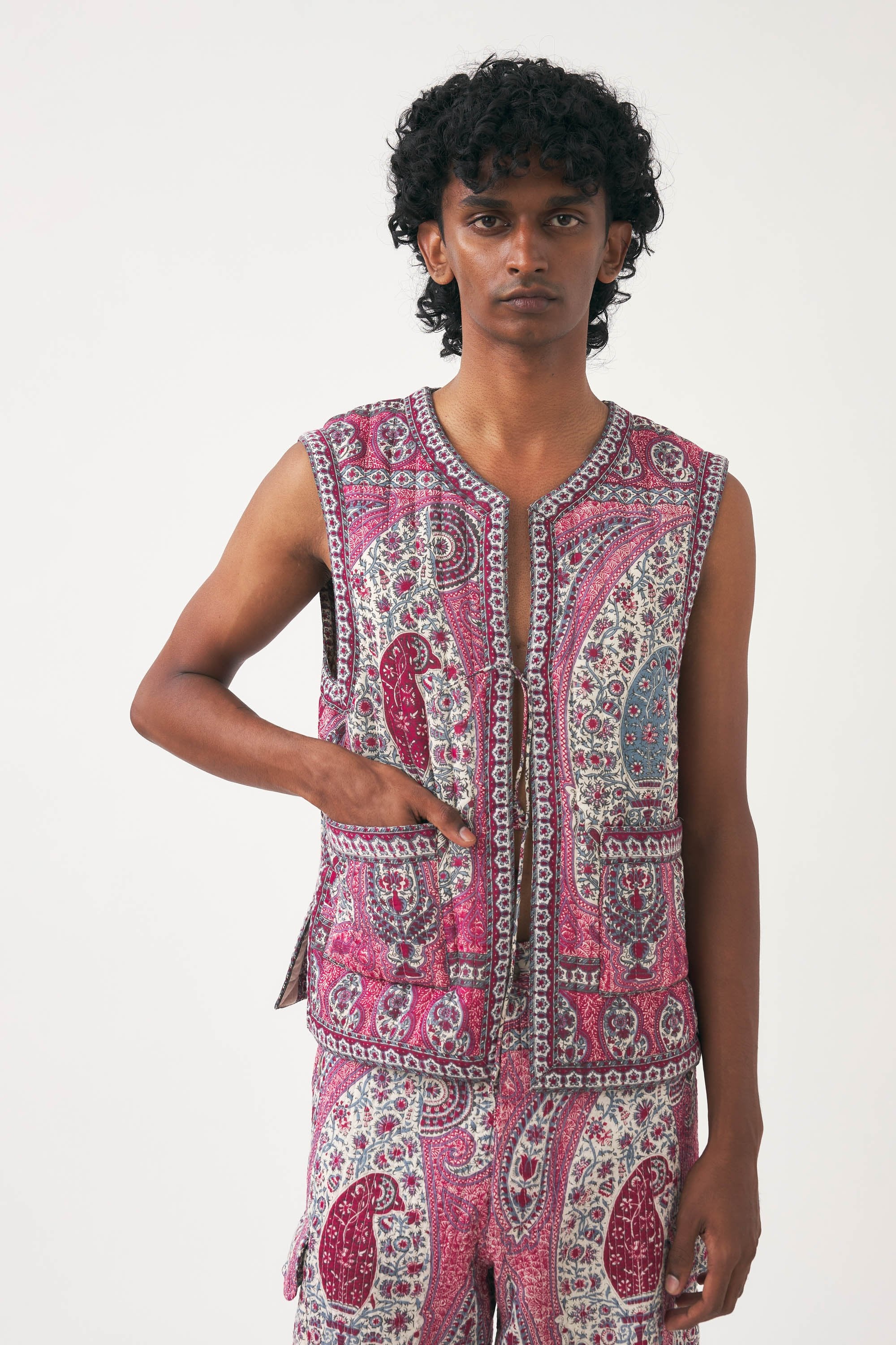 Gilet imprimé Tajar