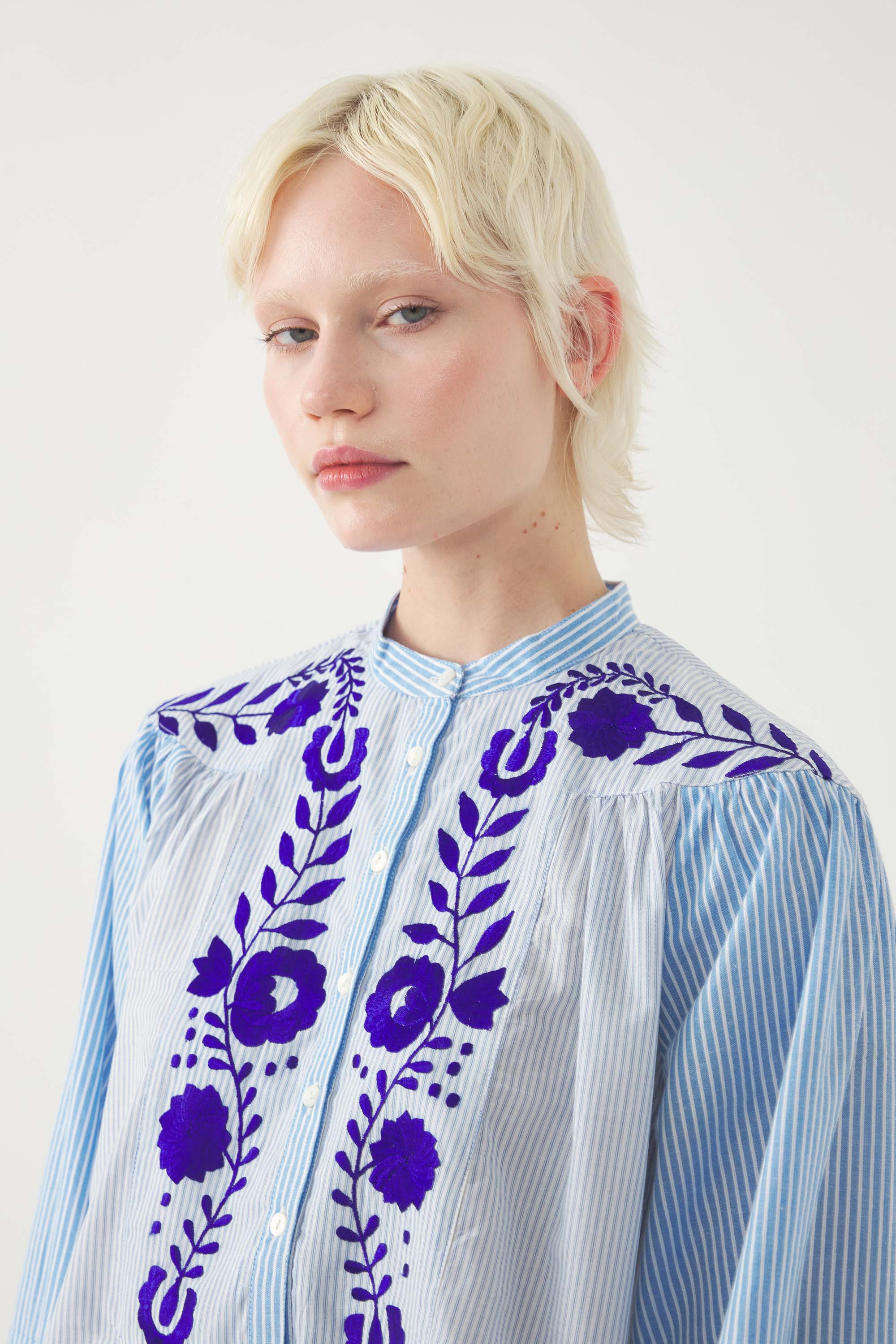 Bestickte Bluse Tamir