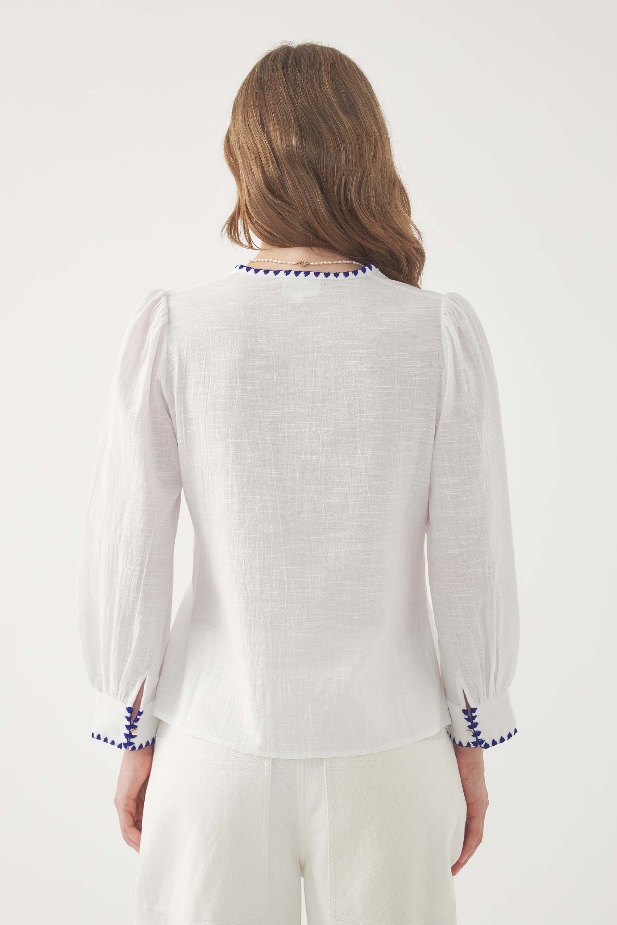 Bestickte Bluse Vahani