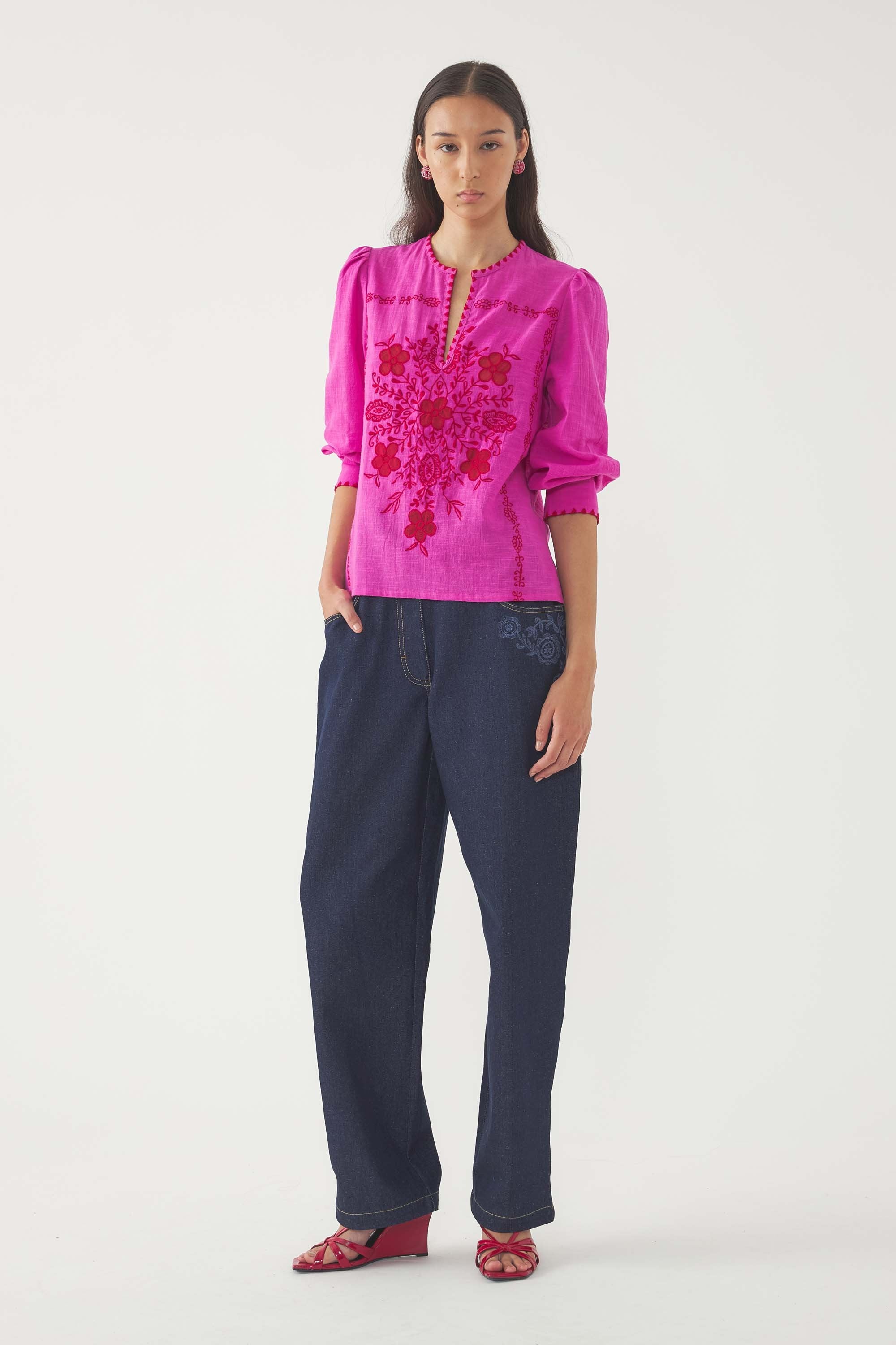 Blouse brodée Vahani