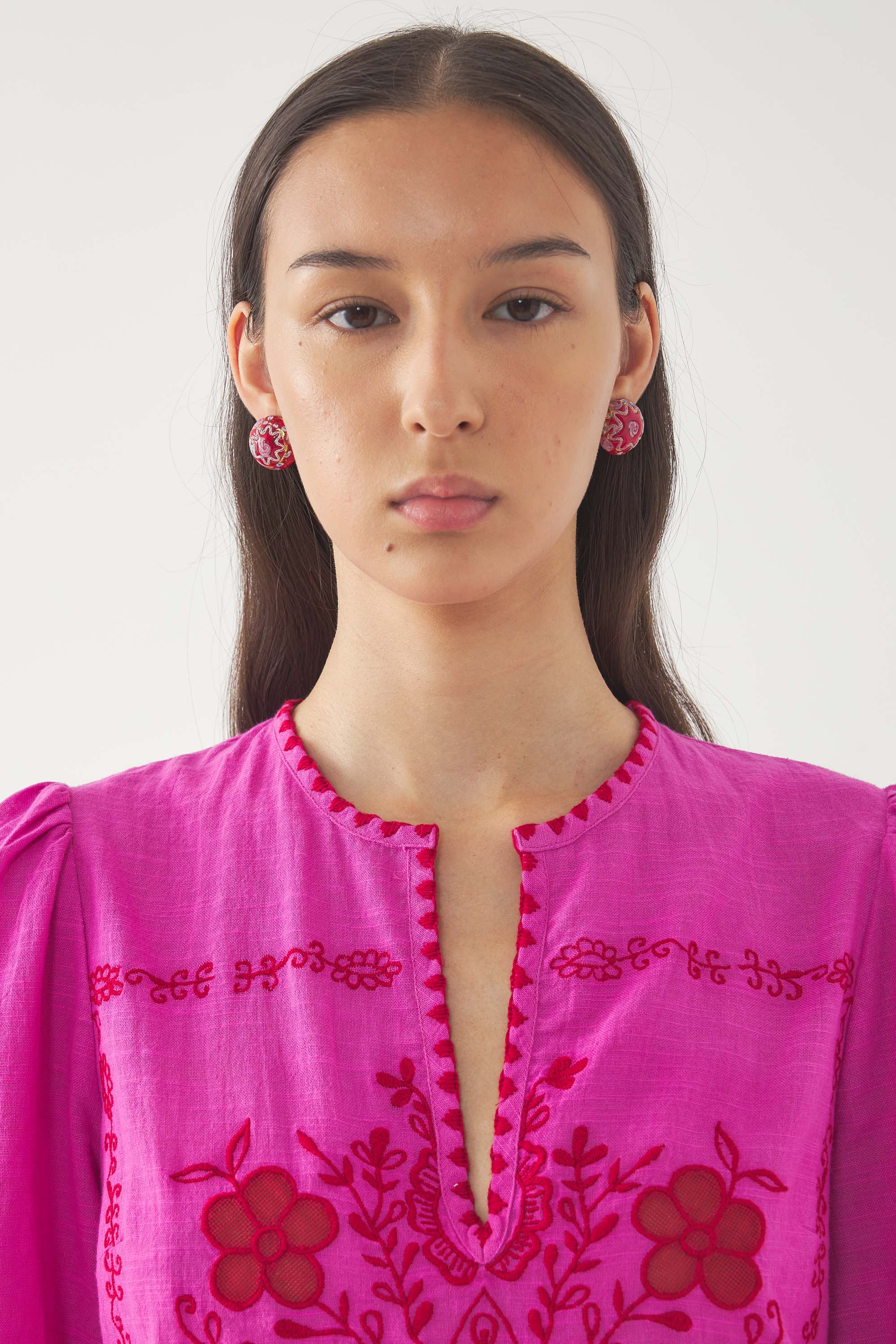 Bestickte Bluse Vahani