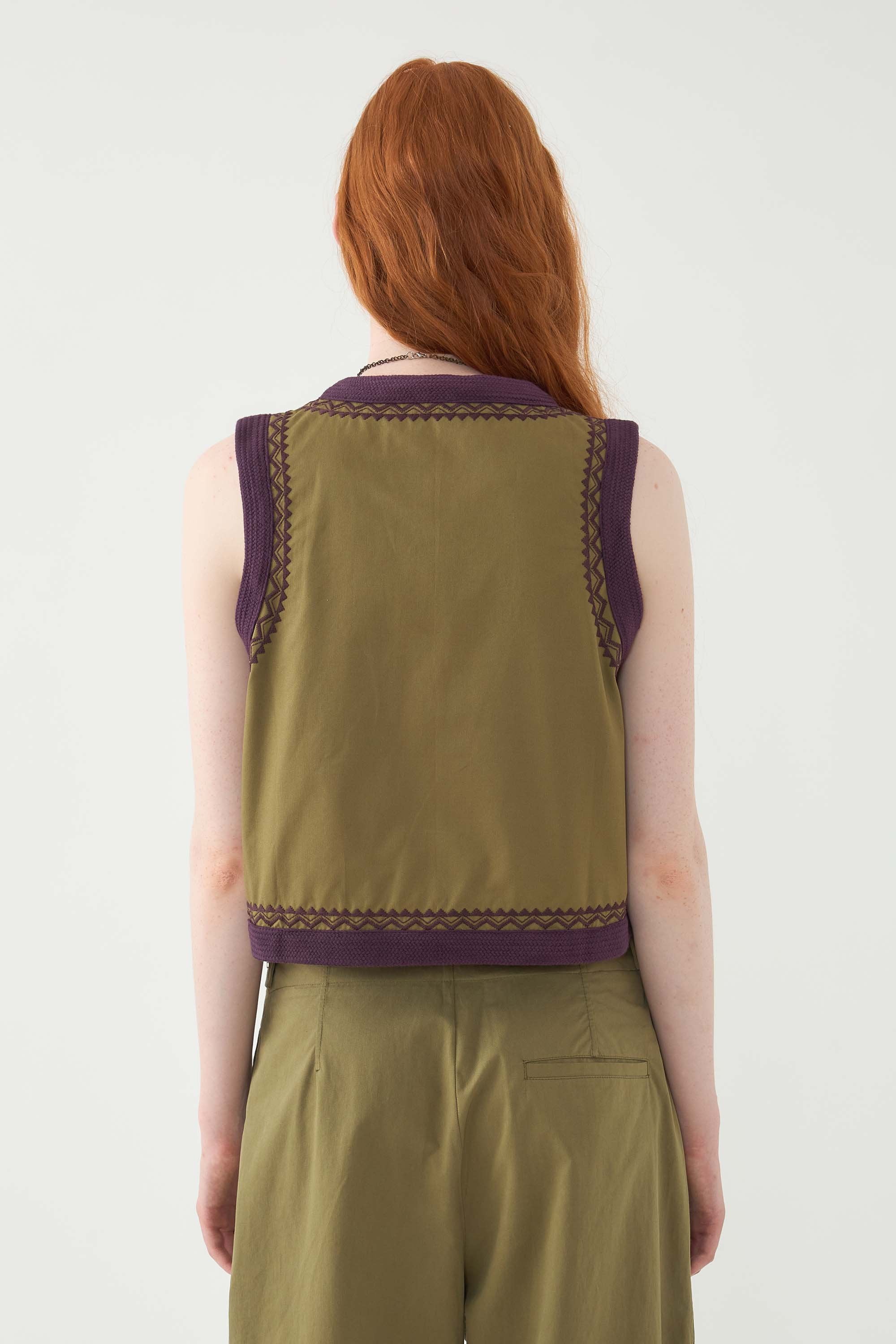 Gilet brodé Winna